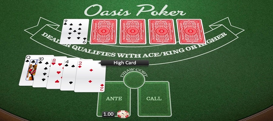 Full strategy and rules of Oasis Poker