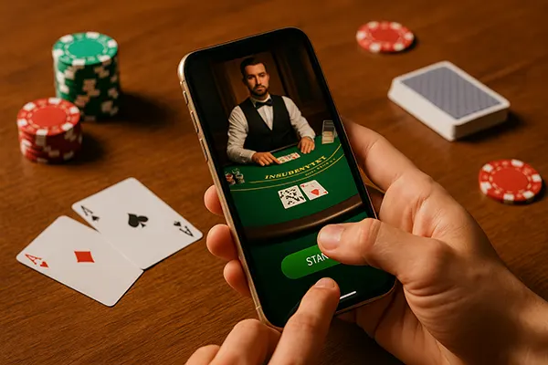 Table de blackjack virtuelle