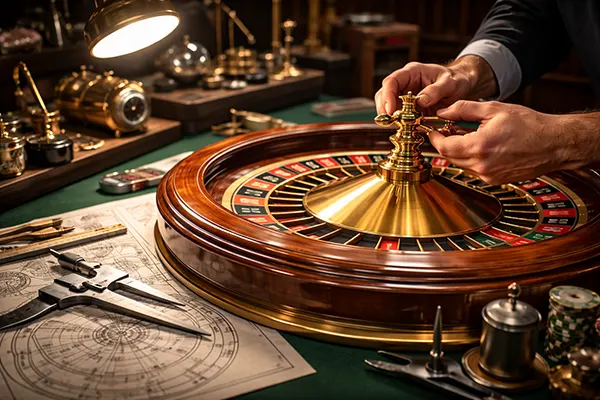 European roulette table