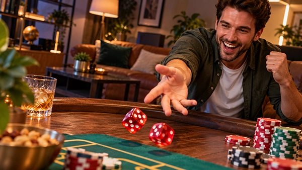 Disposition de la table de craps